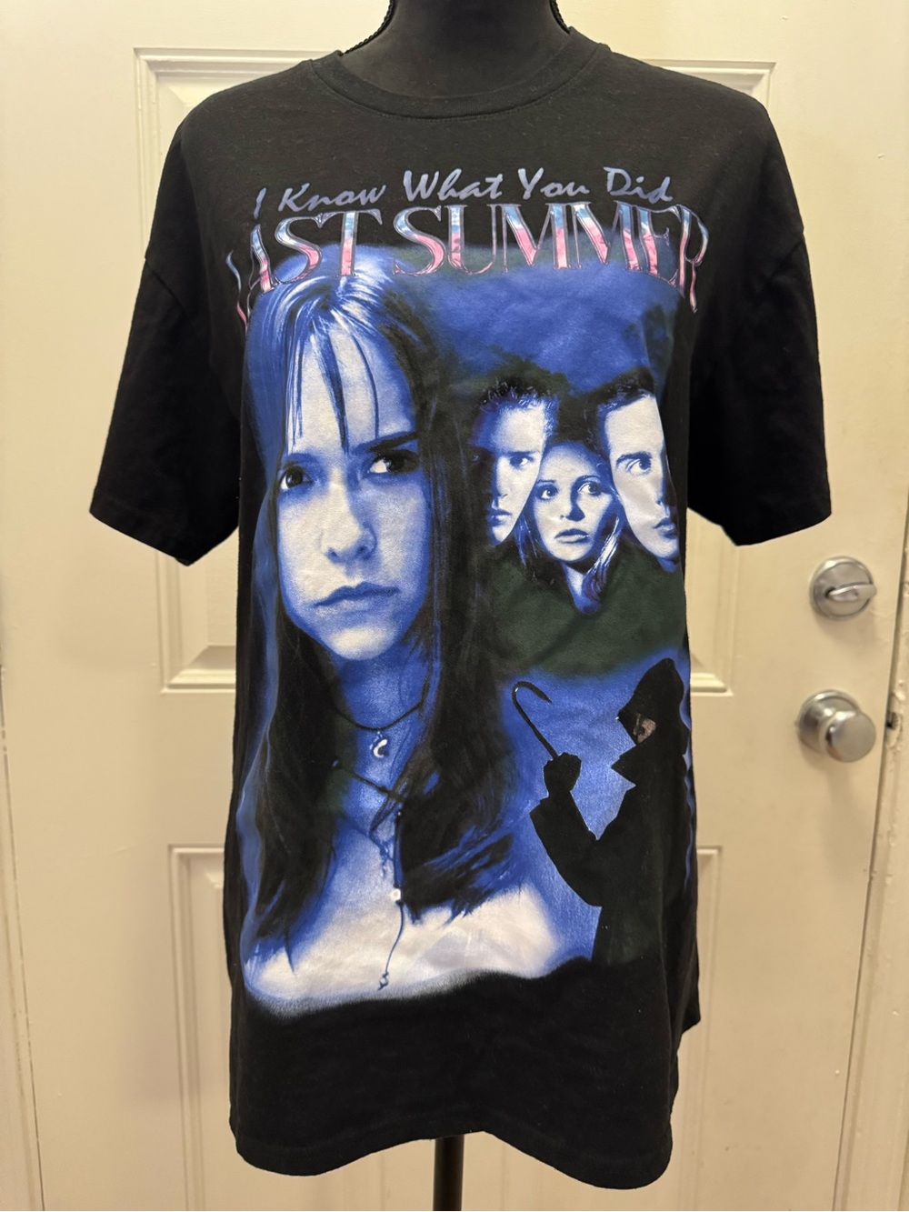 Black 'I Know What You Did Last Summer' Graphic Tee 0102